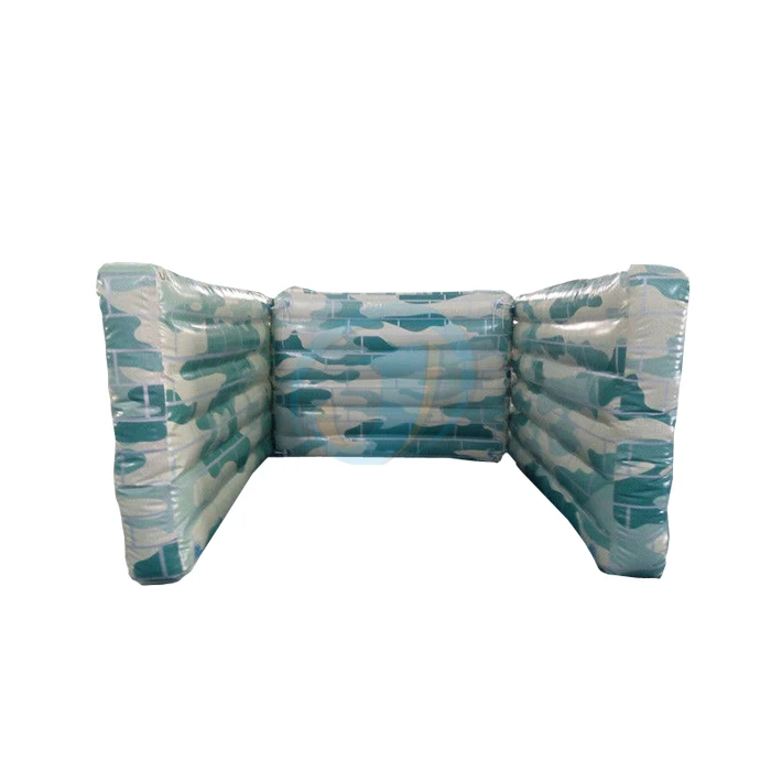 Broken Wall Inflatable Tag Obstacle Camo X Bunkers Obstacle Barricades Set Paintball Bunker Inflatable Wall