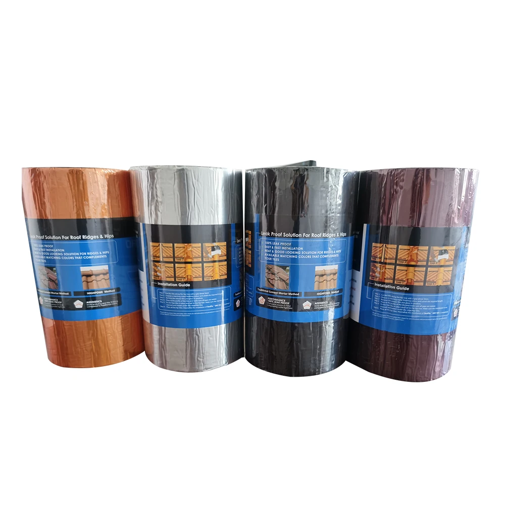 customized aluminum foil self adhesive bitumen waterproof flashing band