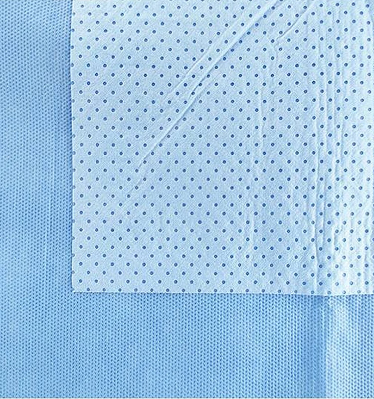 Высокоабсорбирующий ламинированный нетканый материал из мелтблауна SMPE для хирургических занавесок, укрепляющий лист