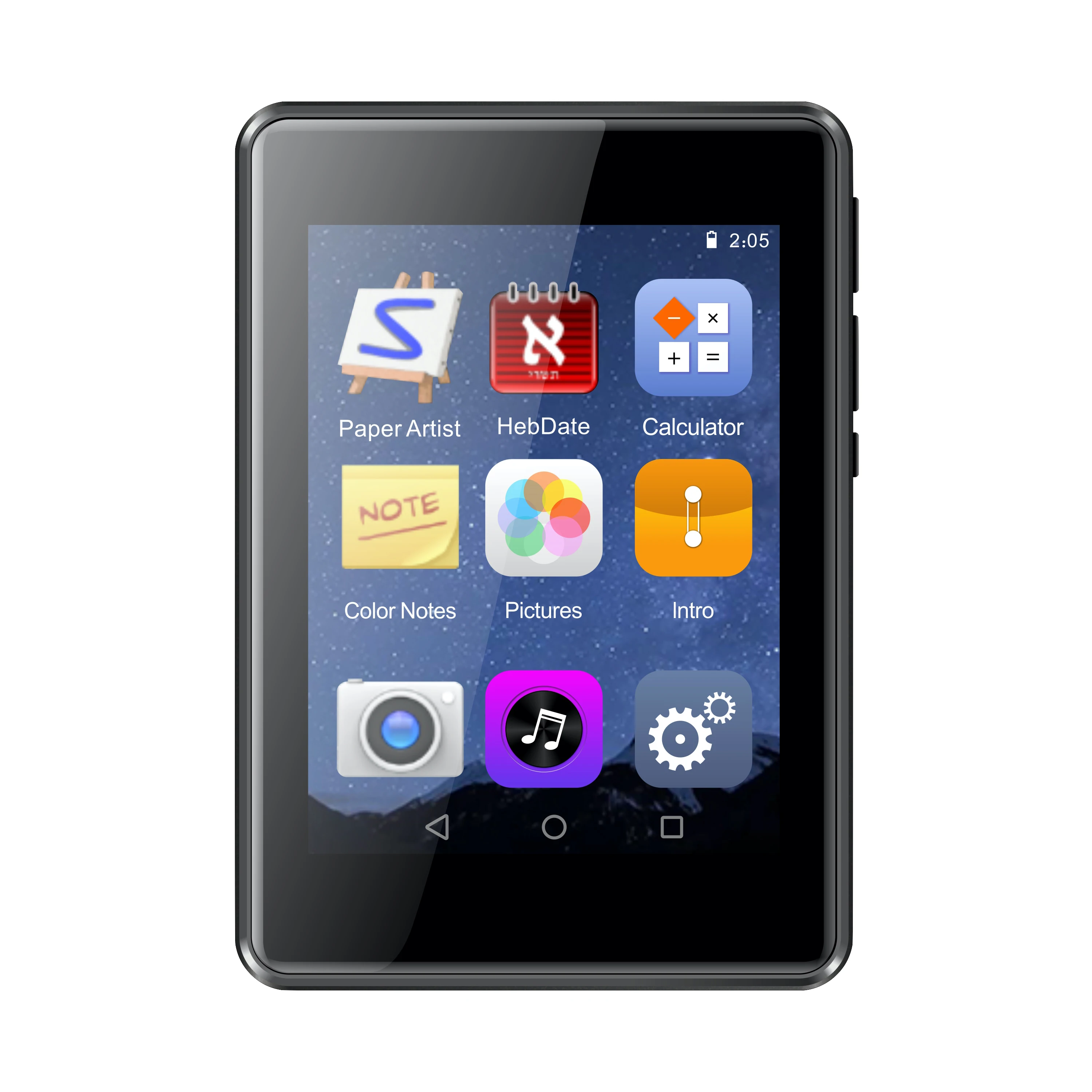 2.8Inch Touch Screen FM Radio Music HIFI MP3 MP4 Player Audio Recorder MP4 Film Video Support 128GB TF Card USB MP3 Player