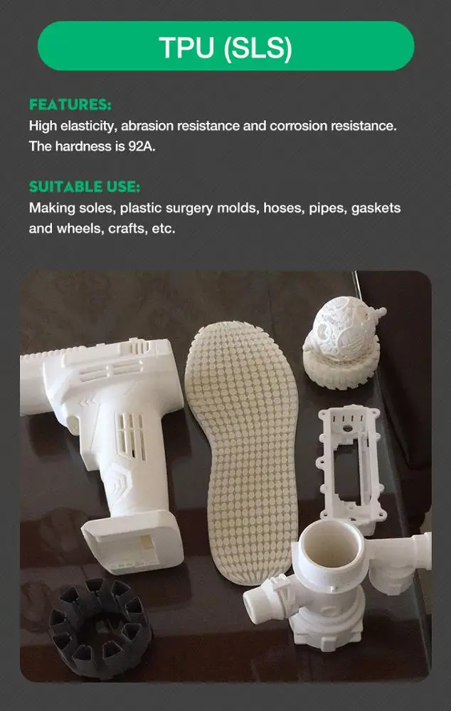 Custom flexible 3d printing services