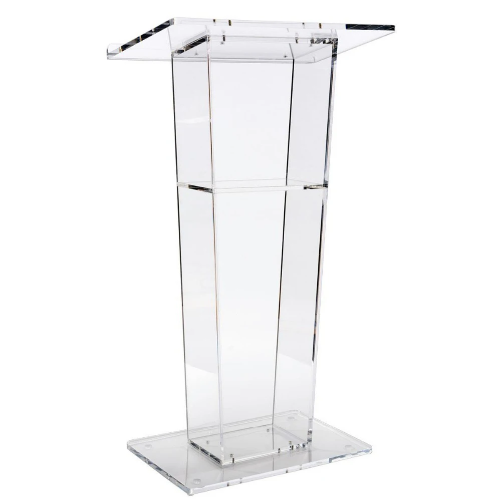 Clear Acrylic Lectern Podium School Furniture Commercial Furniture