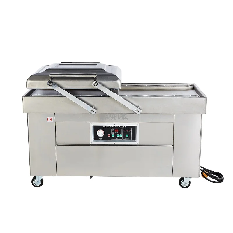 Peanut Bean foods Bread Double chamber 500 600 models vaccum shrink and packing machine