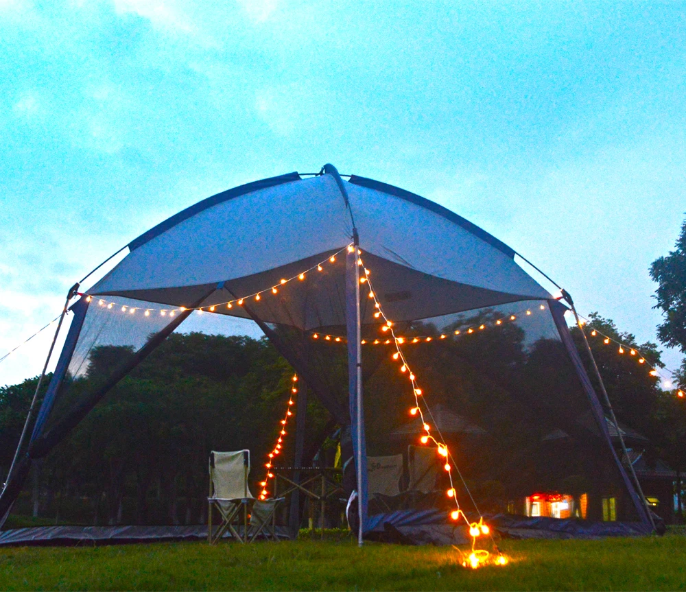 Палатка сетчатая дышащая для кемпинга на 4-6 человек вентиляция защита от комаров тент уличная беседка