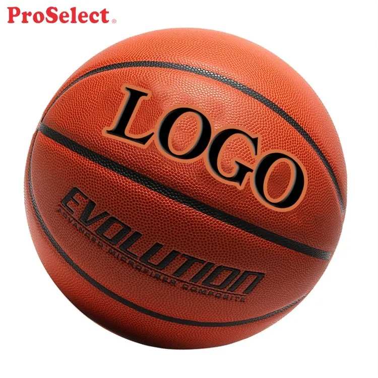 Винтажный замшевый баскетбольный мяч Proselect с японской внутренней отделкой из кожи