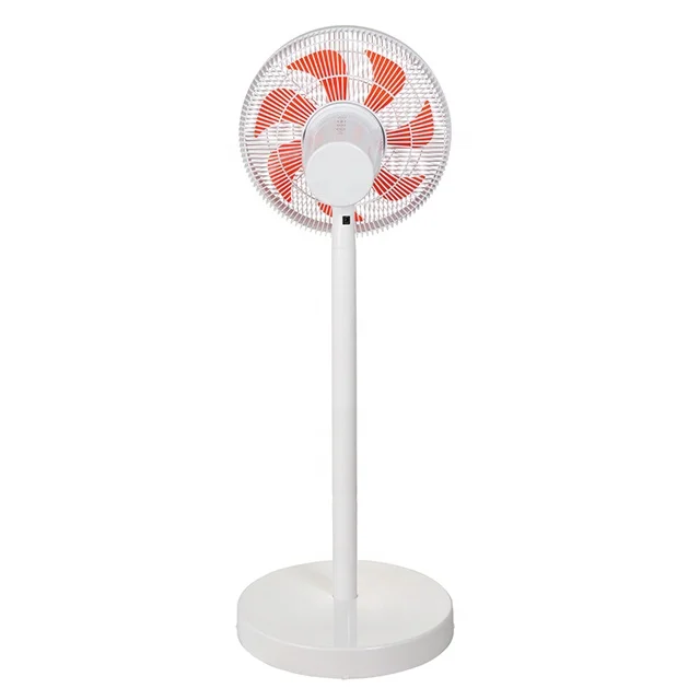 Fashional design factory price easy storage solar rechargeable DC pedestal fan