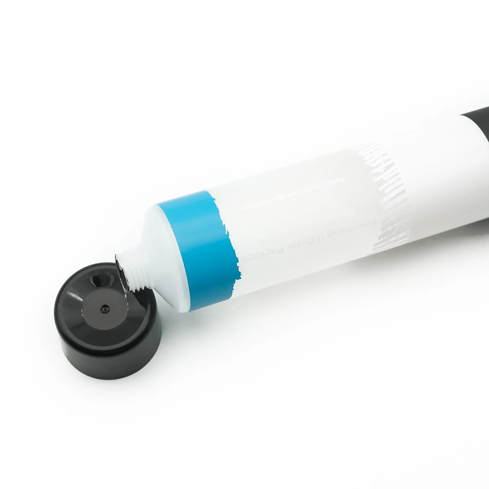 Wholesale Customized 75ml  PE Soft Plastic Tubing empty tube with matte surface