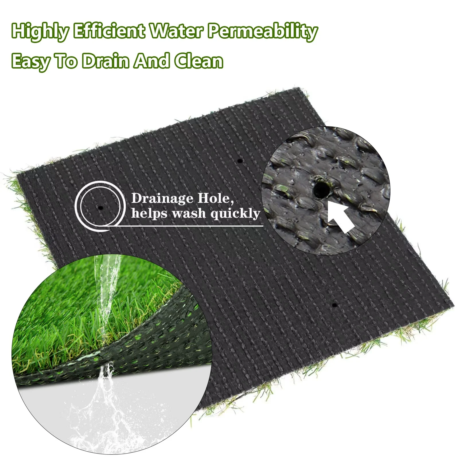 Artificial Lawn Outdoor Grass Blanket Rumput Sintetis Fake Green Grass Carpet Kid Friendly Turf