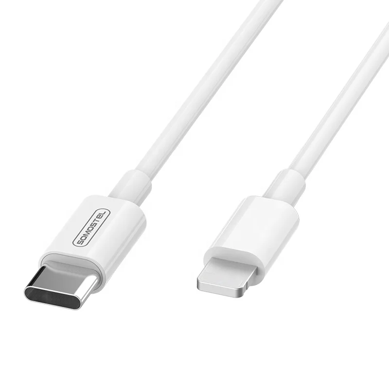 Кабель для быстрой зарядки Somostel BT10 длина 120 см 18 Вт PD с разъемом