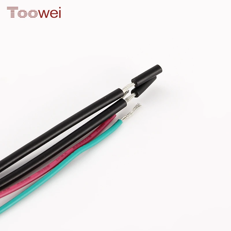 5A 250VAC momentary led light illuminated waterproof push button switch with cable wire