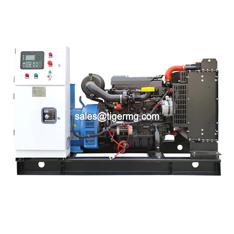 27kva бесшумный дизель-генератор автоматический запуск частота 50/60 Гц 15 кВт номинальная открытая рама Портативный 220 В 230 110 480 постоянного тока
