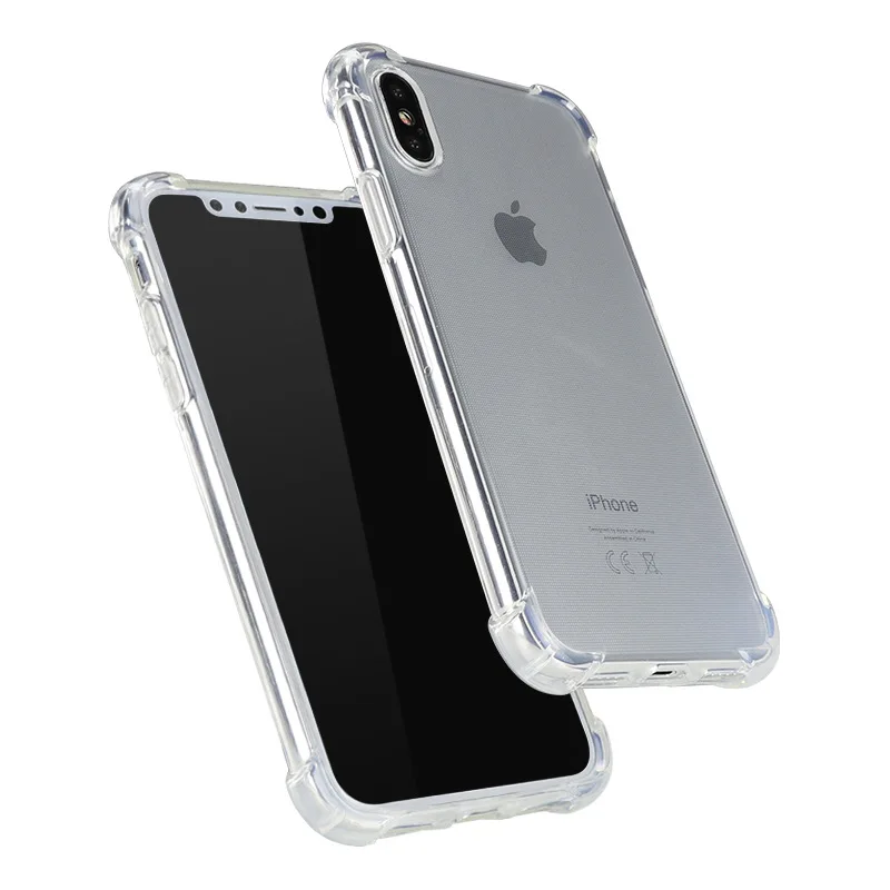 Wholesale Shockproof phone case soft tpu high clear mobile phone cases for iphone 13 12 11 xs max x for  Samsung s21 20