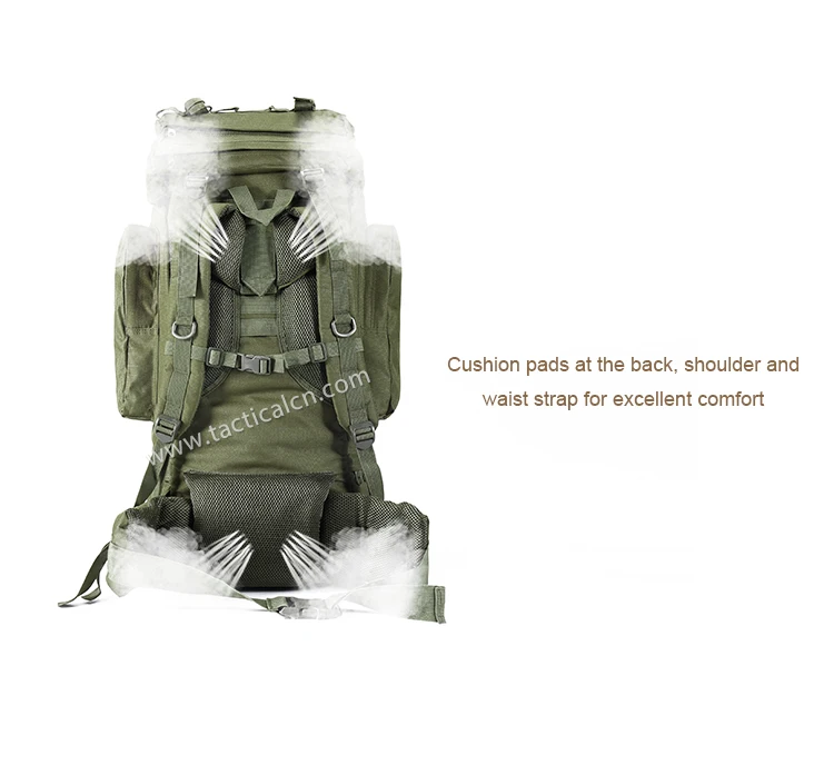 65L Large Capacity Field Training Tactical Backpack Custom 100L Hunting Camping Hiking Travel Outdoor Survival Bag