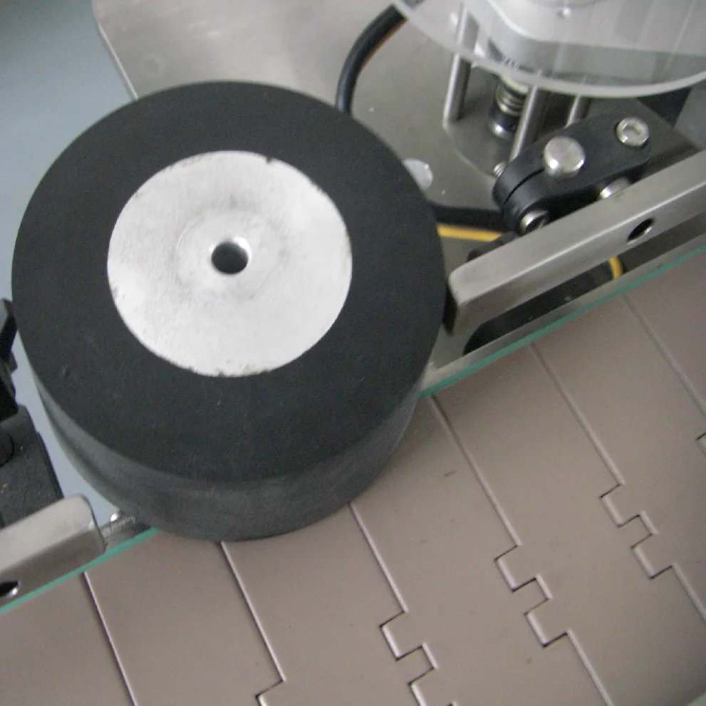 YM515 Full Automatic wrap around labeler cosmetic bottle jar sticker labeling machine with date code printer