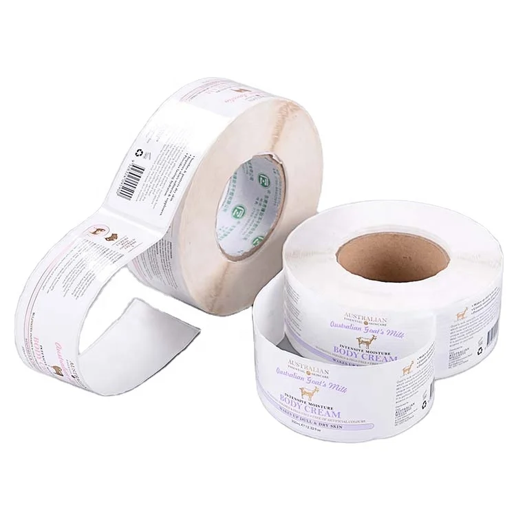 Custom Waterproof Glassine Liner PVC Sticker