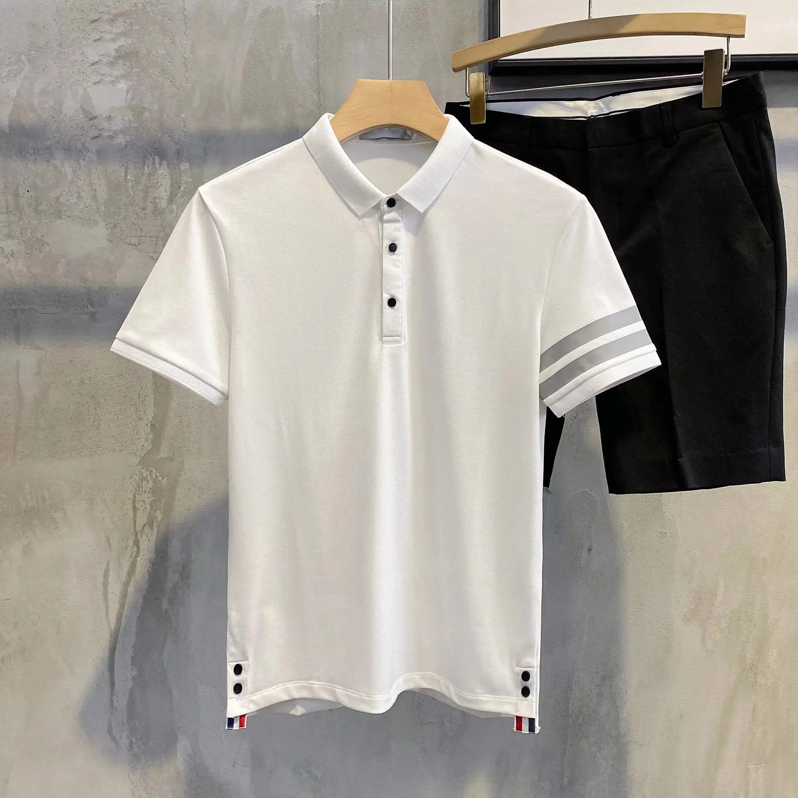 2022 Promotional Factory Custom Solid Color Blank Golf  t Shirt For Men Business Quick Dry Plain Polo T-shirt