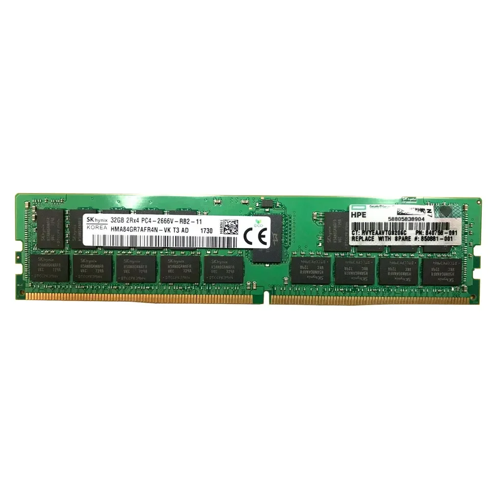 HPE 32GB (1x32GB) Dual Rank x4 DDR4-2933 CAS-21-21-21 Registered Smart Memory Kit  P00924-B21