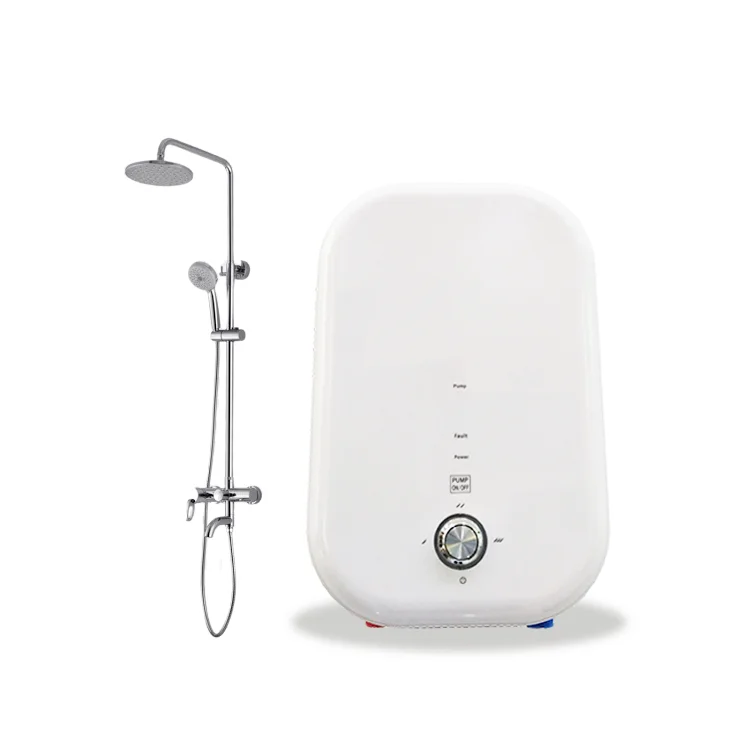 3kw-5.5kw 220v Good Price Knob Controlled Mini Household Instant Electric Water Heater With Build-in Water Pump