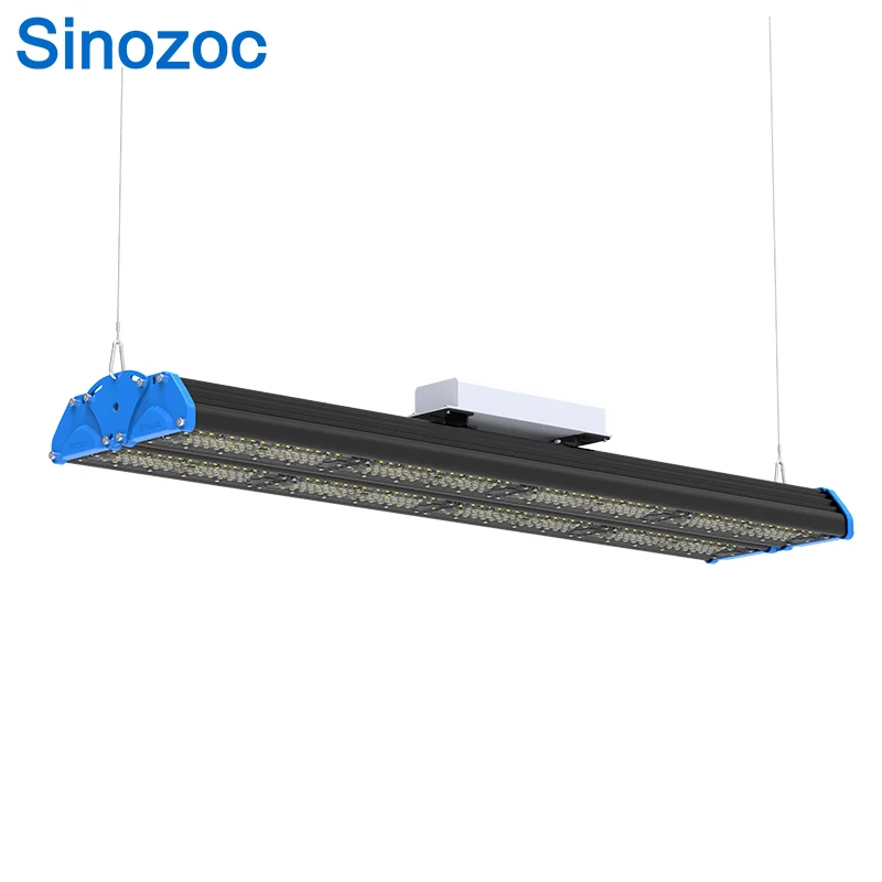 Sinozoc Motion Sensor Industrial Indoor Warehouse Factory Lighting Fixture 100w Dimmable UFO Led High Bay Light
