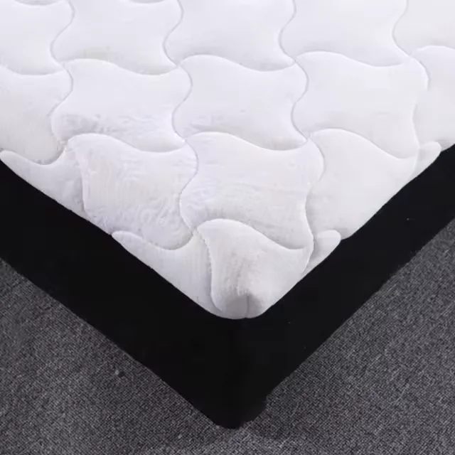 Custom Temperature Regulation Negative Ion Natural Latex Mattress Topper Cooling Memory Foam Mattress Pad with Zipper Cover