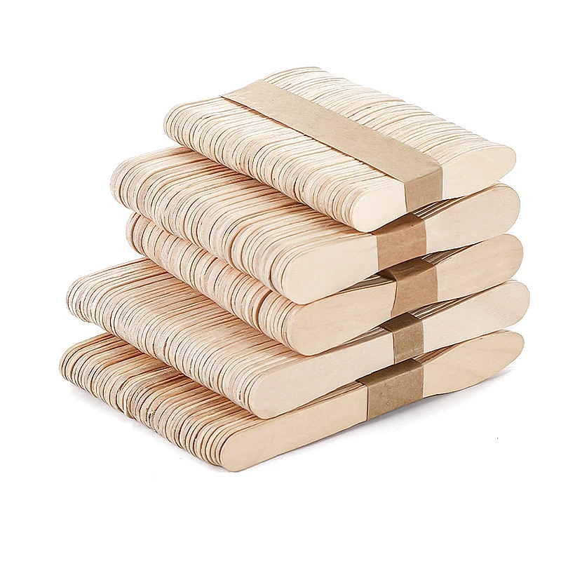 Top Quality Kitchen Gadget Nonstick Wooden 100% Natural Environmental Friendly Popsicle Sticks For Ice Cream