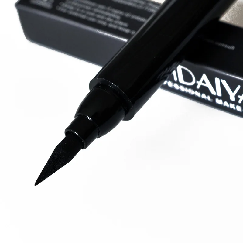 Ready to Ship Double Head Eye Makeup Waterproof Smudge Proof Long Wearing Stamp Black Liquid Eyeliner