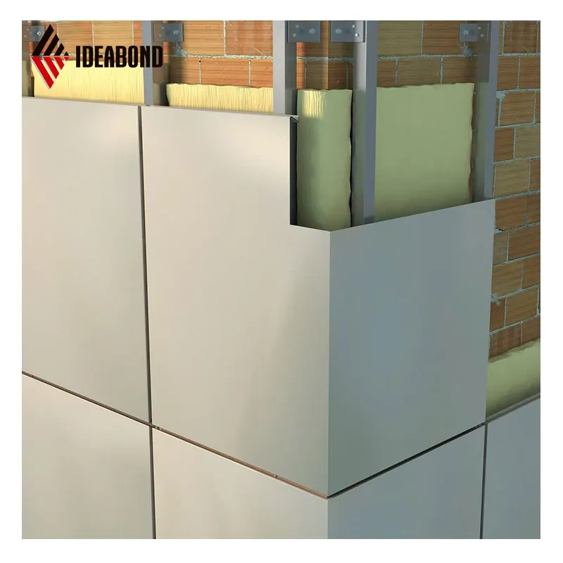 IDEABOND Bolliya Nearby Alucobond Factory Outdoor Wall Cladding  3mm 4mm PVDF PE Coated Aluminum Composite Panels