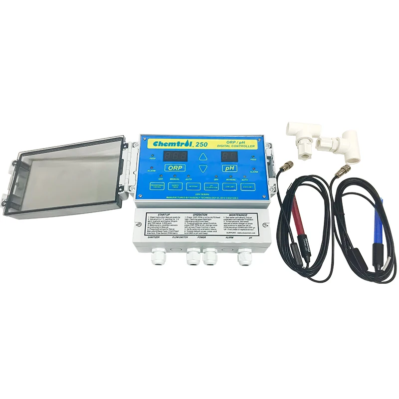 Hot Selling Water Quality Monitor PH & ORP Sensor Automatic Digital Controller For Pool Disinfection