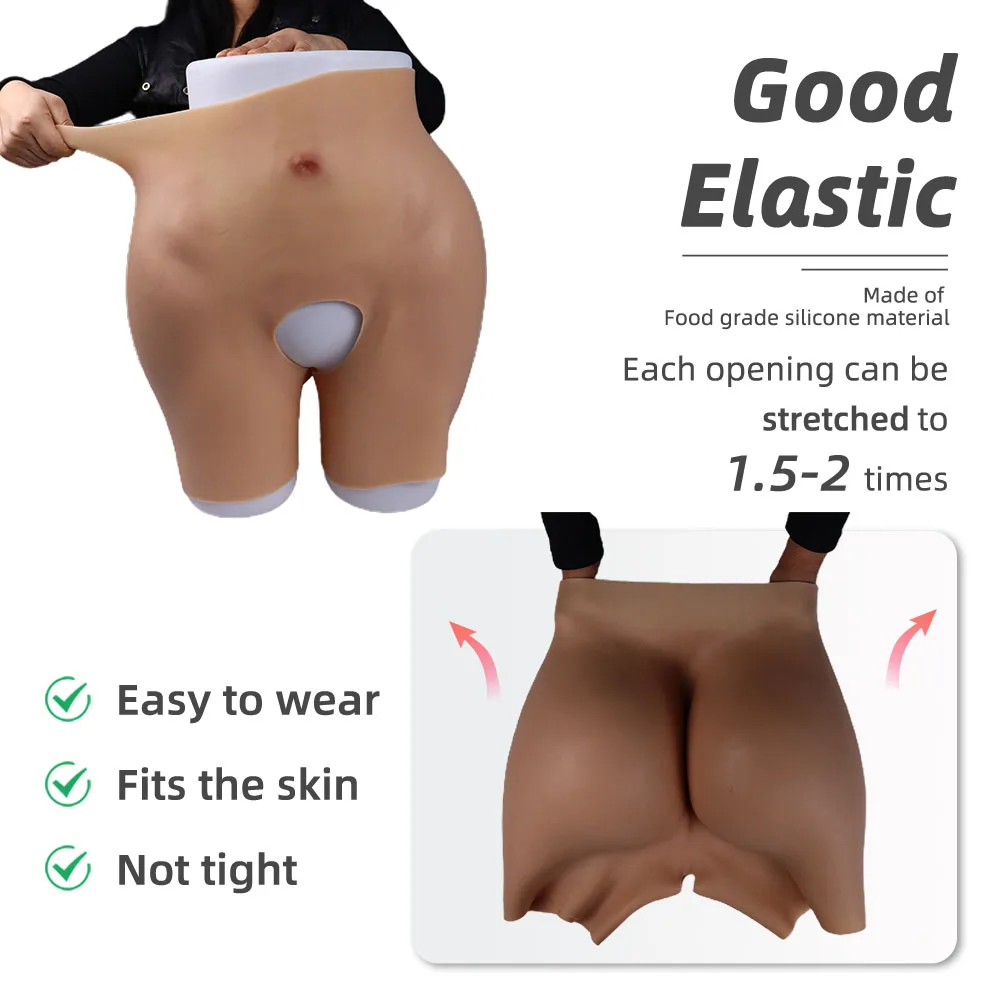Silicone Shaper Pants Large Bum Shape 3.5Cm Hips Pads Thickness And 2Cm Buttocks Padding Thickness shapers