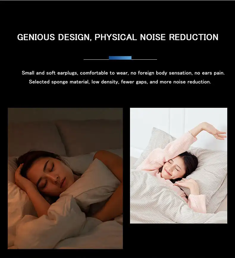 Colorful red pink green foam Earplugs Noise Reduction with special case Ear Protector Waterproof Reusable soft Ear plugs