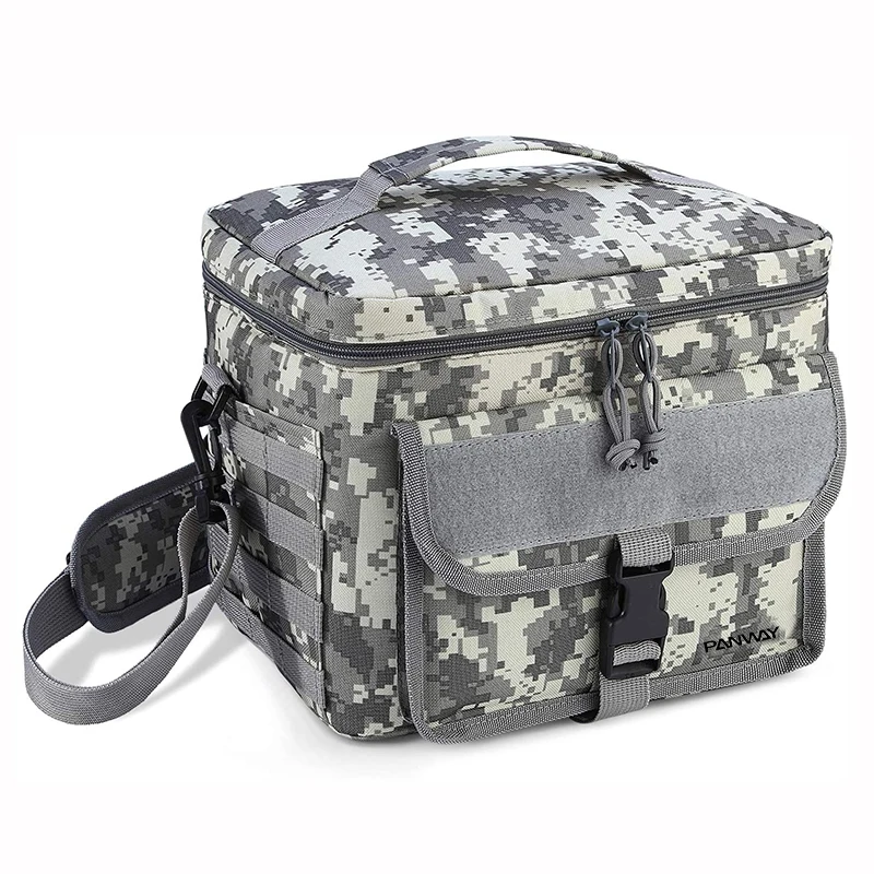 Polyester cooler bag insulated Picnic Office Travel Camo Tactical lunch tote Leakproof Polyester cooler bags