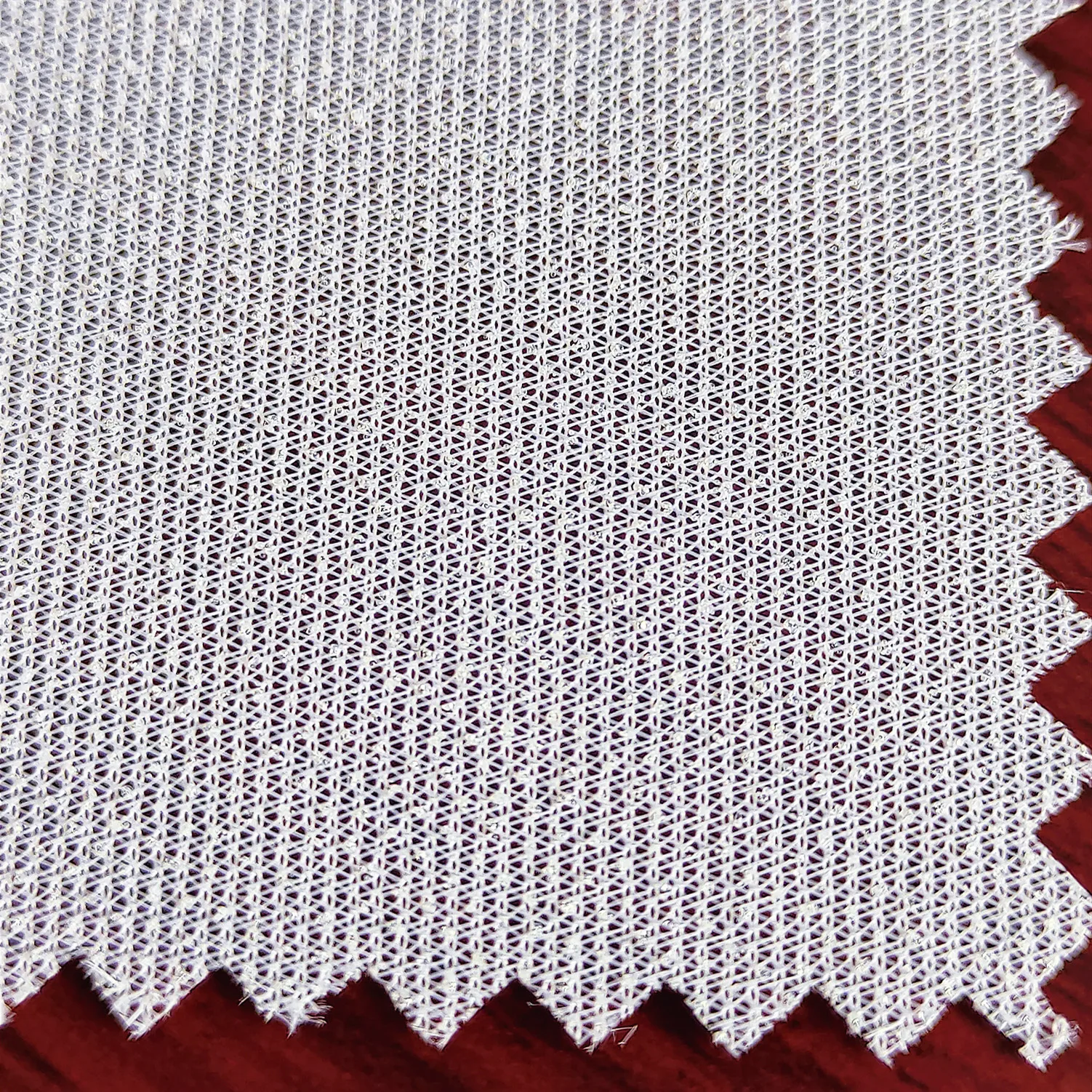 
Hot item double dot woven fusible Hat interlining White color 150cm Width F455 