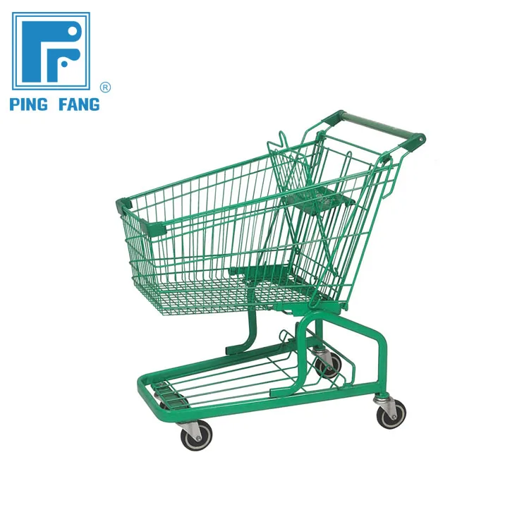 Hot Sale German Style Metal Supermarket Shopping Cart German Supermarket Trolley