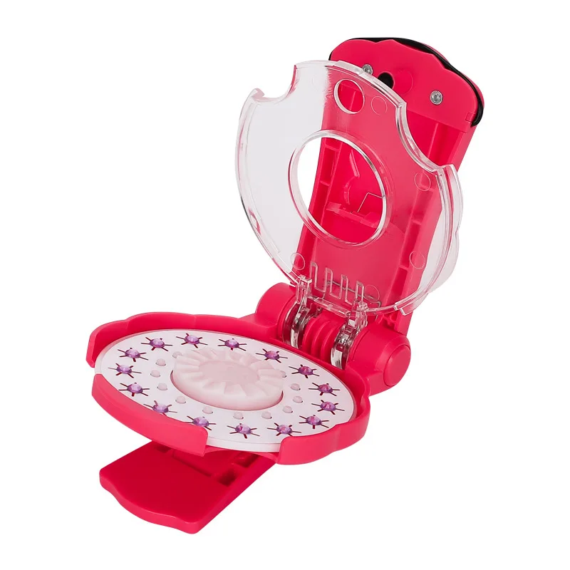 
Amazon DIY Jewel Drill Machine Toy Make Up Set Plastic Hair Salon Tool Kids Magic Jewel Deluxe Machine Toys For Girls 