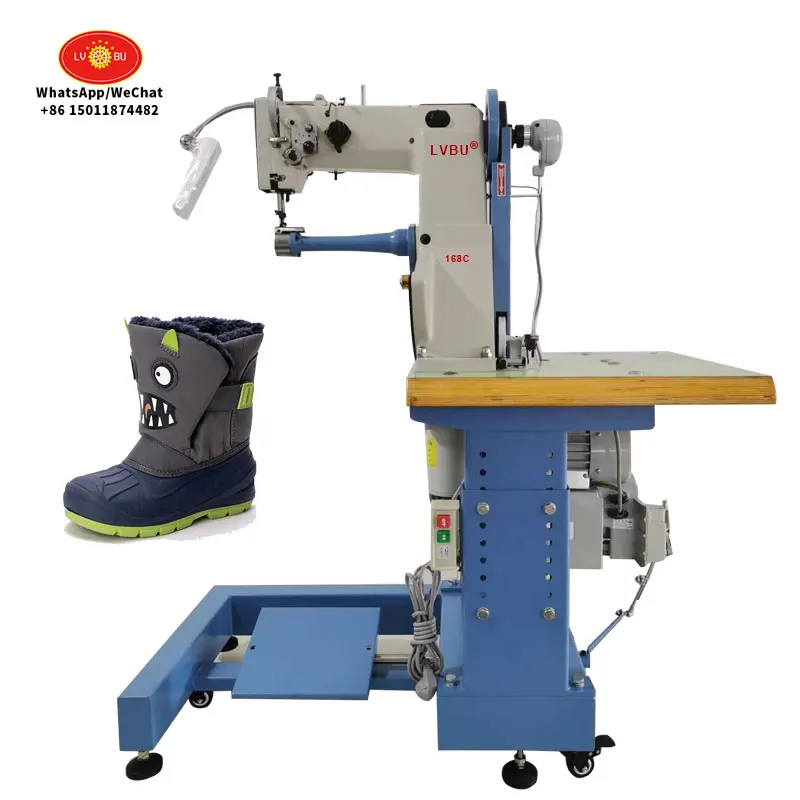 LVBU-168C industry boots shoe sewing machine Botas de nieve maquina de coser industrial leather shoe making machines