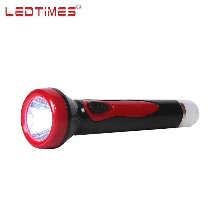 New Product White 3.7V Support USB Charging ABS 1W Rechargeable Portable Emergency Led Flashlight