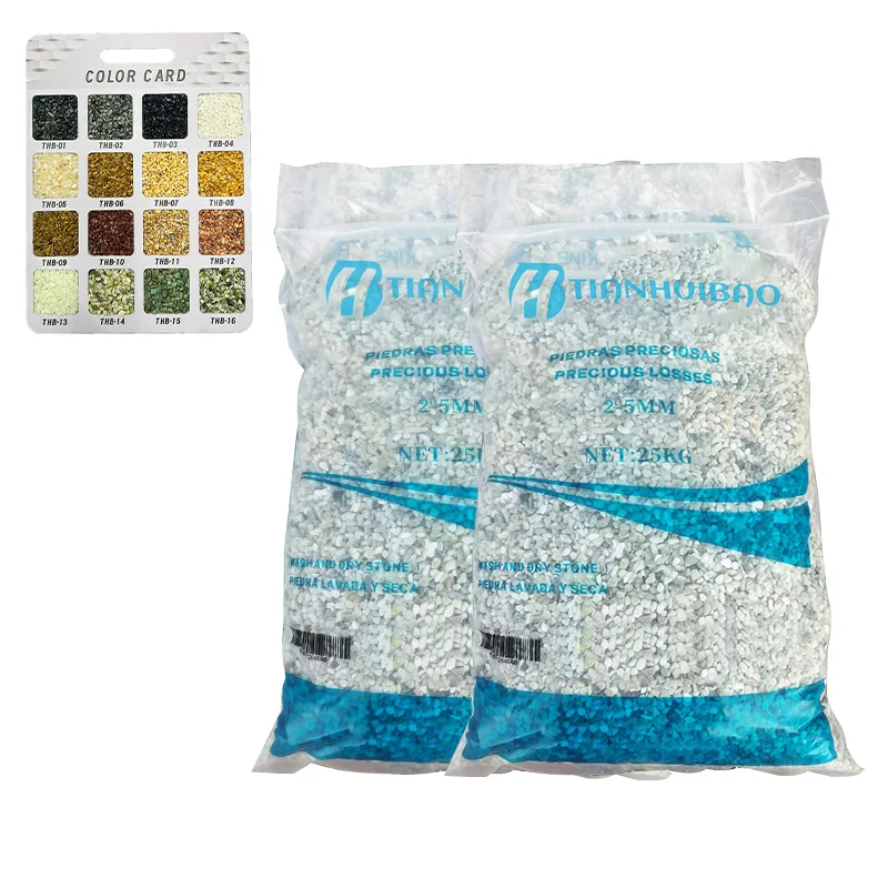 Factory Sale User Friendly Epoxy Resin Bound Aggregate Gravel Natural Stone for Concrete Floor Coating & Driveway for Parks