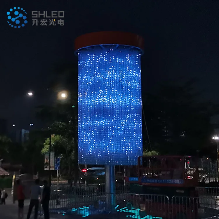  3D водонепроницаемые светодиодные цифровые пиксельные точки DMX512 RGB Волшебные Тени
