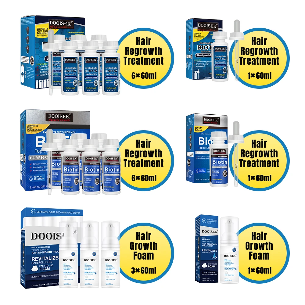 Hot Products 60ml Super Fast Hair Growth Serum Tonic 5% Hair Growth foam Anti Hair Loss Treatment