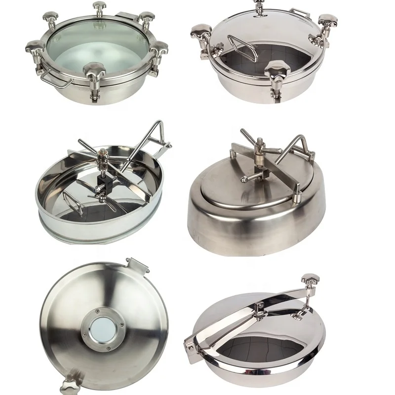 Aohoy 304 316L sanitary stainless steel one side single butt weld and male threaded butterfly valve