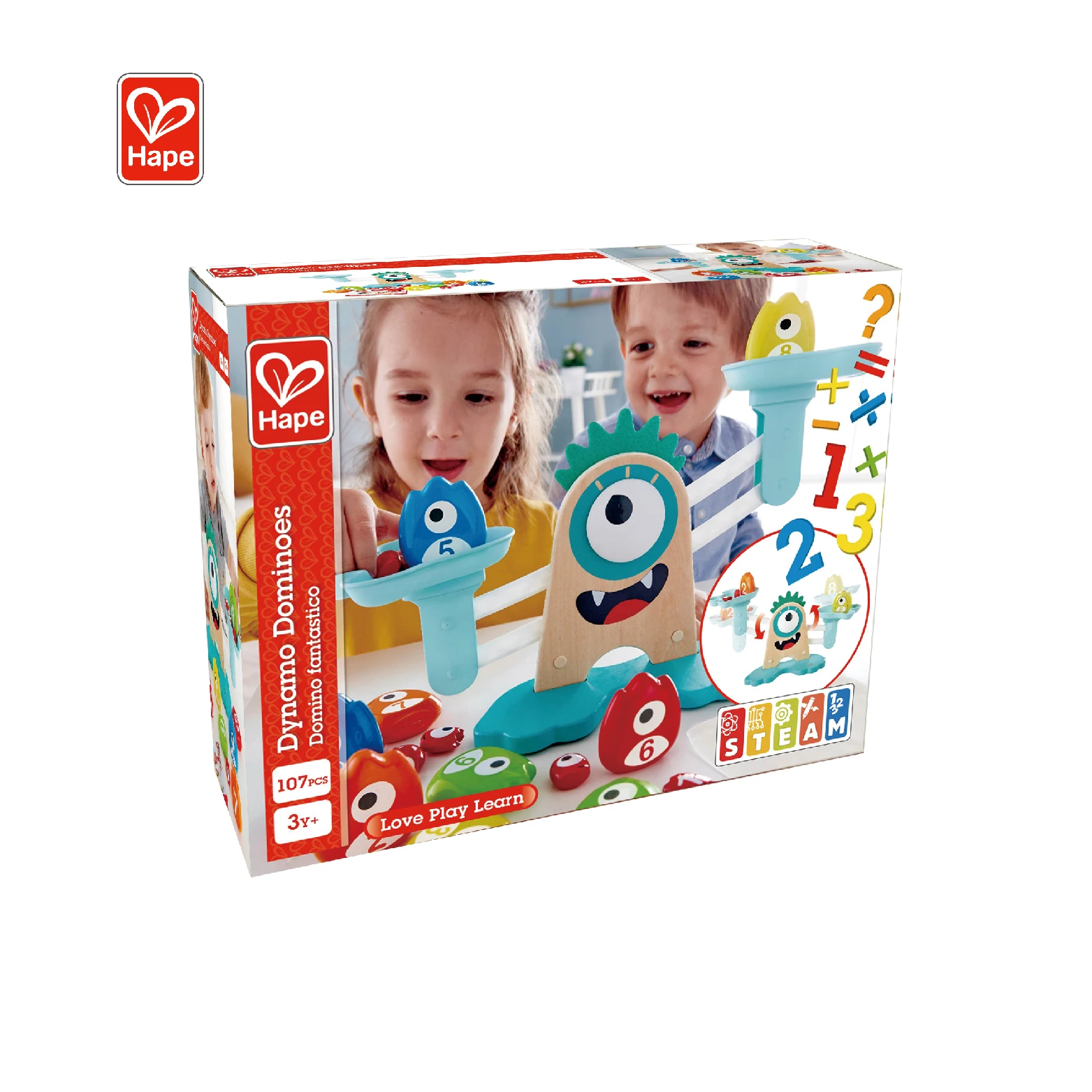 Hape подсчетная игра весы Монстр математические для дошкольного возраста деревянные детские научные паровые обучающие игрушки подарка