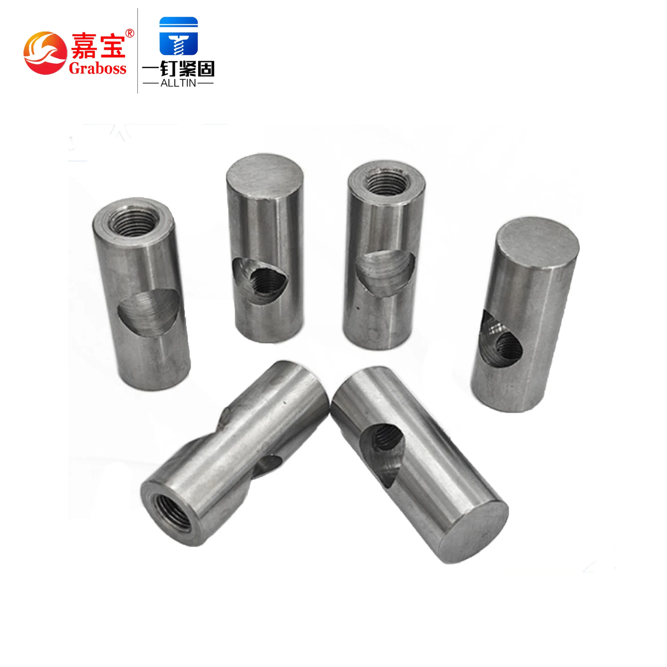 High quality customized m4 m5 stainless steel m6 barrel nut hex socket furniture connector sleeve barrel nut