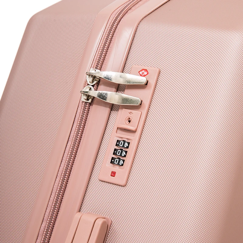 ABS Durable Wave Shape Suitcase Luggage Set 5 PCS Valise Ultra light Custom Mini Travel Suitcase Anti Thief Carry on Luggage