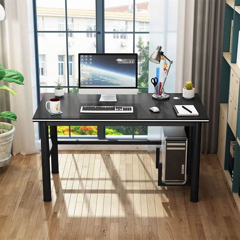  Bedroom study computer desk with host hanging shelf modern style