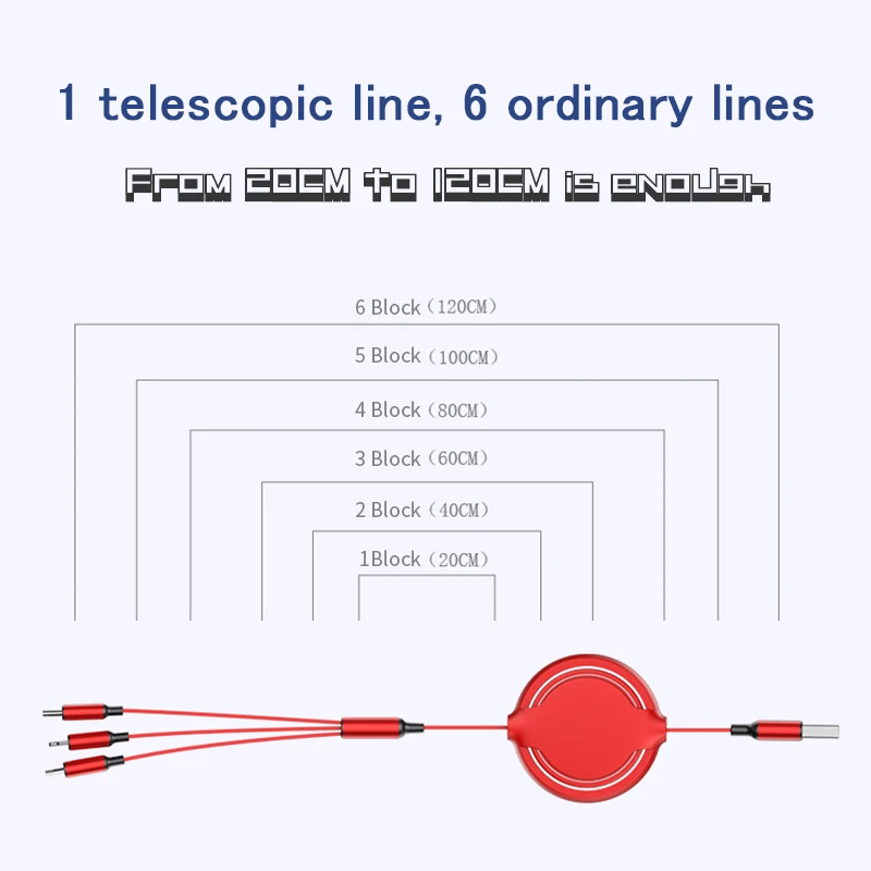3 In 1 Usb Cable Micro Usb Fast Charging Nylon 2A 10 Years ODM & OEM Manufactory 3C Mobile Phone Accessories Data line cable