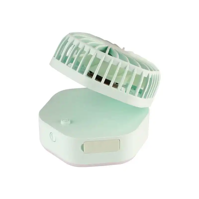 Portable USB Rechargeable Neck Hand Handheld Car Electric Stand Handy Small Desk Cool Foldable Mini Cooling Fan