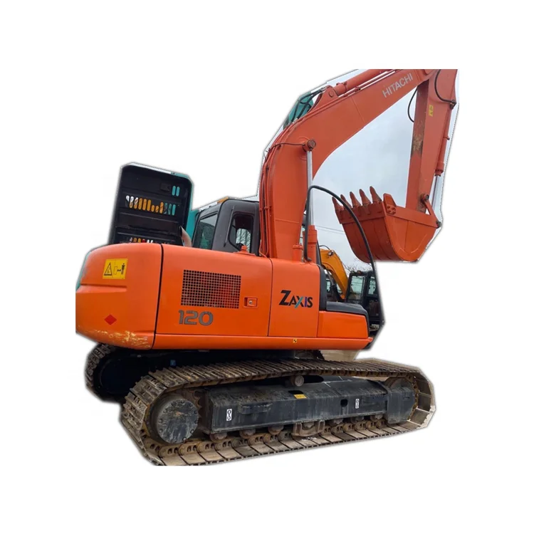 
12 ton used Hitachi ZAX120 excavator is on sale at a low price 