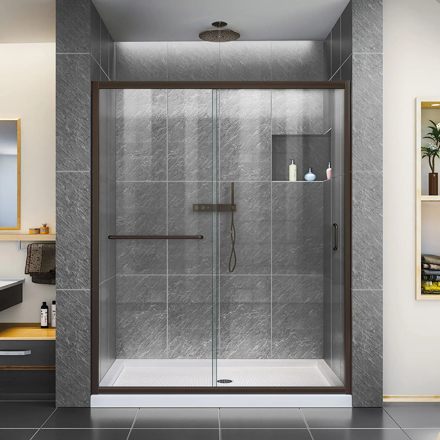 Factory Direct Sale Hotel Bathroom Shower Doors