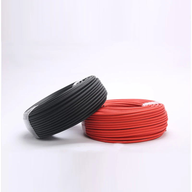 TUV Certified photovoltaic cable PV1-F tinned copper multi-strand double sheathed solar DC photovoltaic cable