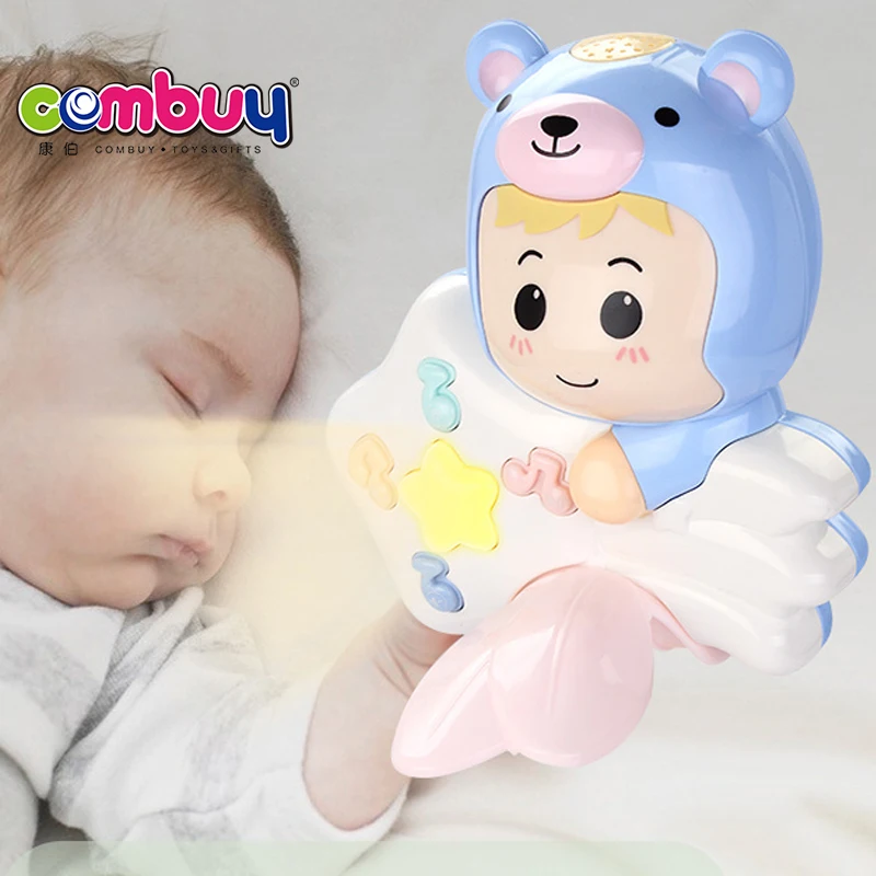 Проекция Звезды музыка вращающаяся прикроватная игрушка детская кровать мобильный колокольчик